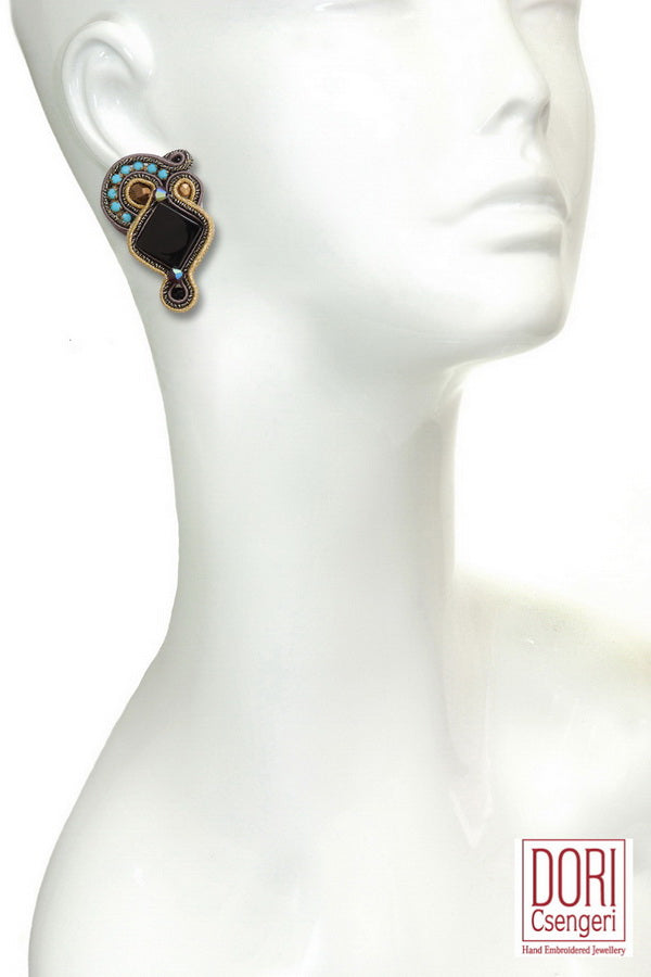 Byzantine Elegant clip-on Earrings