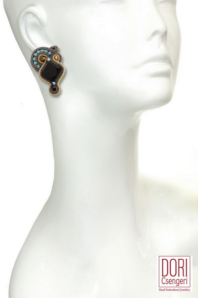 Byzantine Elegant clip-on Earrings
