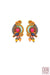 Corfu Multicolor Clip-ons Earrings