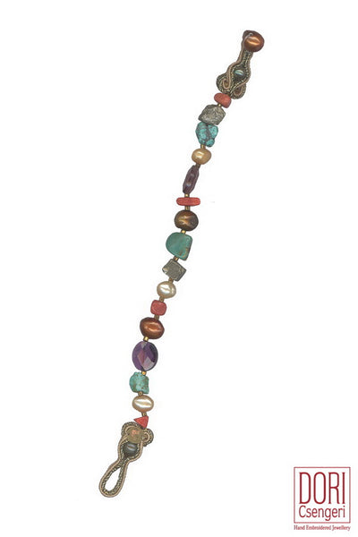 Cuff 1-line Multicolor Bracelet