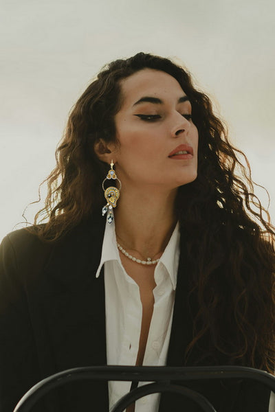 Flair Dressy Hoop Earrings