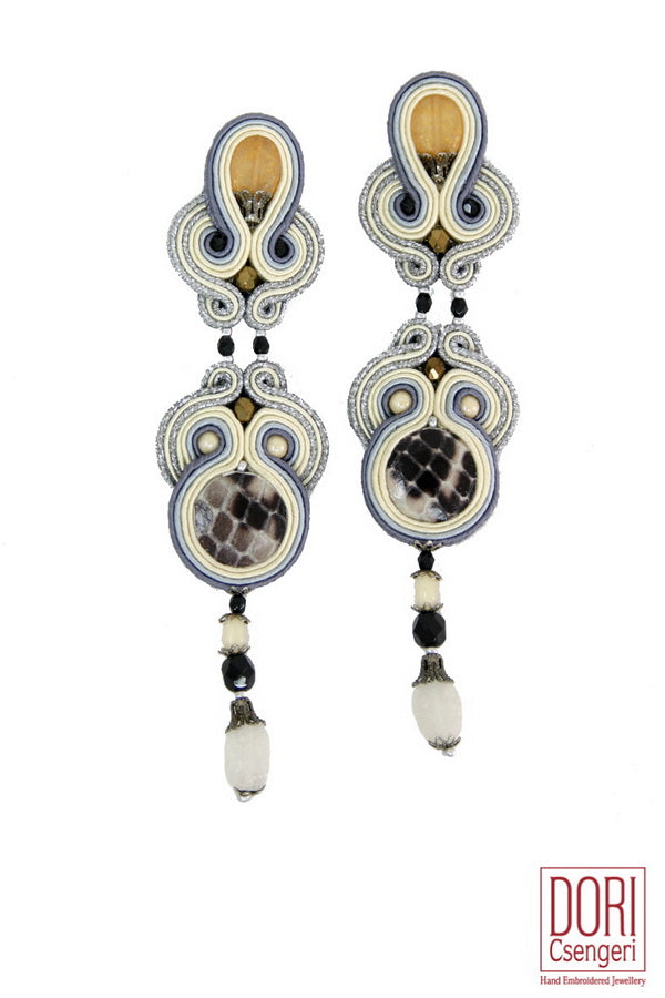 Python-Natural Elegant Earrings