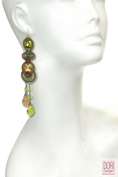 Olivine Statement Earrings