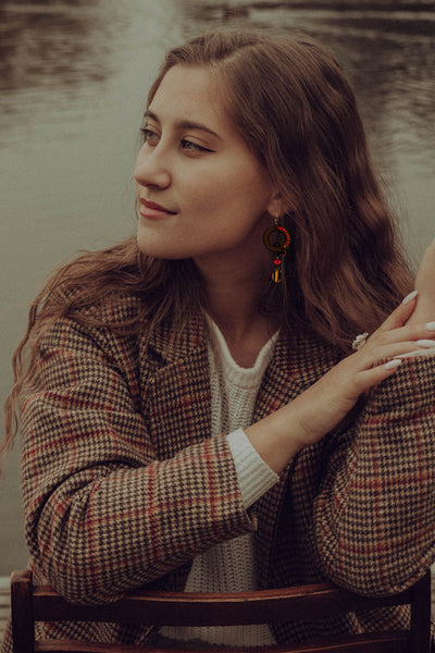 Opium Hoop & Dangle Earrings