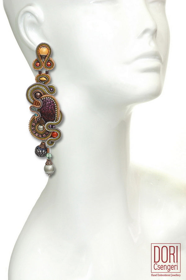 Prestige Statement Clip Earrings