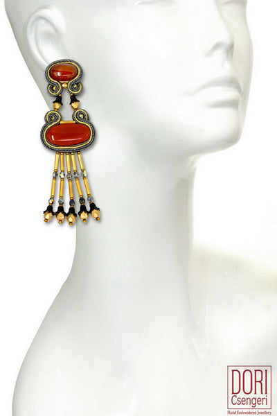 Uma Statement Clip-on Earrings