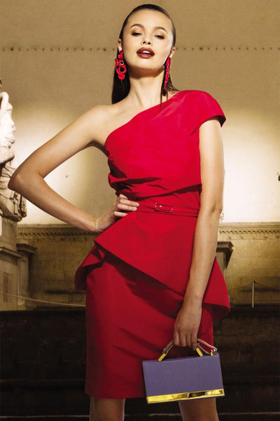 Lipstick Statement Earrings