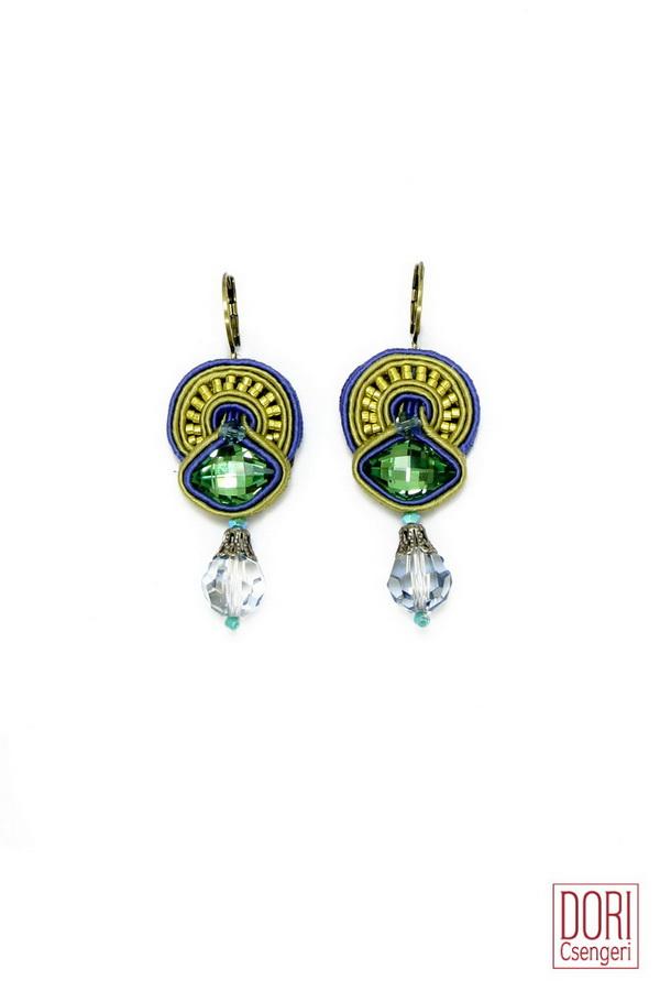 Shimmer Green Earrings
