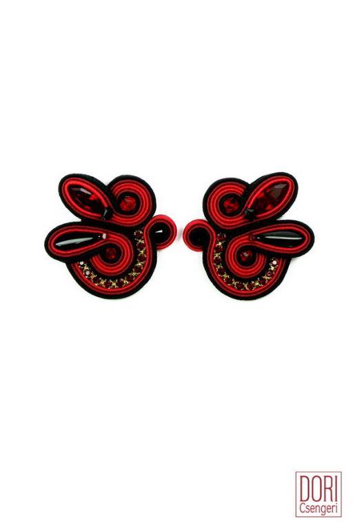 Syrah Clip On Earrings