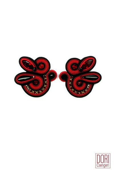 Syrah Clip On Earrings