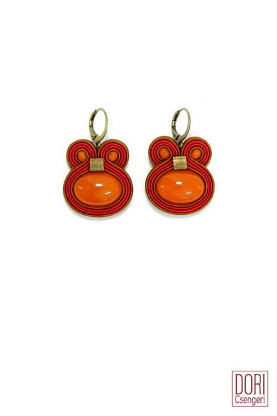 Fusion Red Earrings