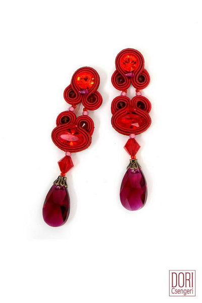 Scandal Ruby Dangle Earrings