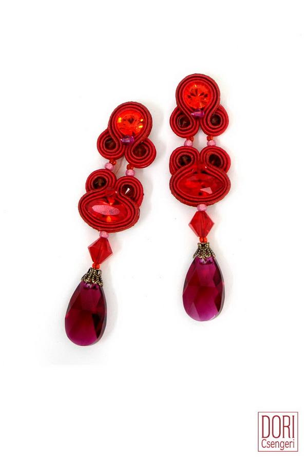 Scandal Ruby Dangle Earrings