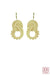 Amelie Exceptional Off White Gold Earrings