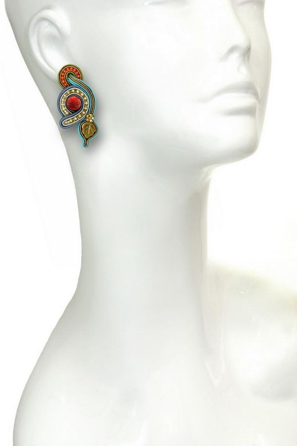 Amalfi Clip On Earrings