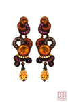 Caramel Statement Earrings