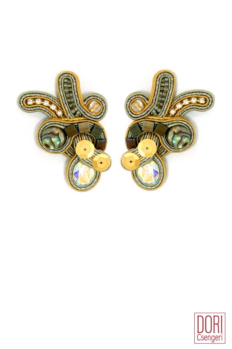 Baroque Golden Earrings