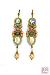 Baroque Pearl & Crystal Earrings