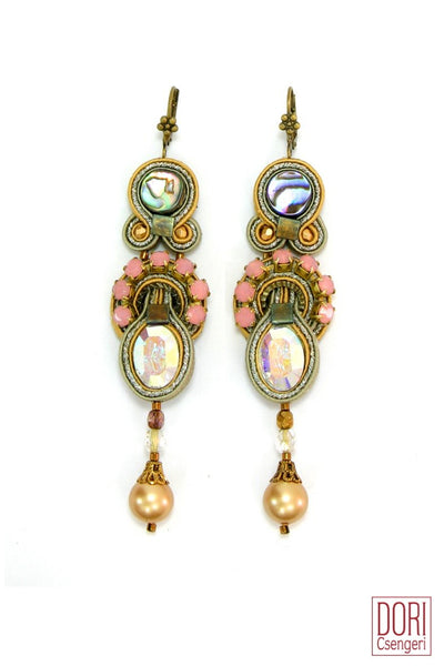 Baroque Pearl & Crystal Earrings