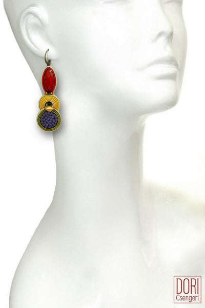 Bossa Nova Jewel Tone Earrings