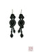 Incognito Black Earrings