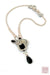 Desiree Pearl & Onyx Necklace