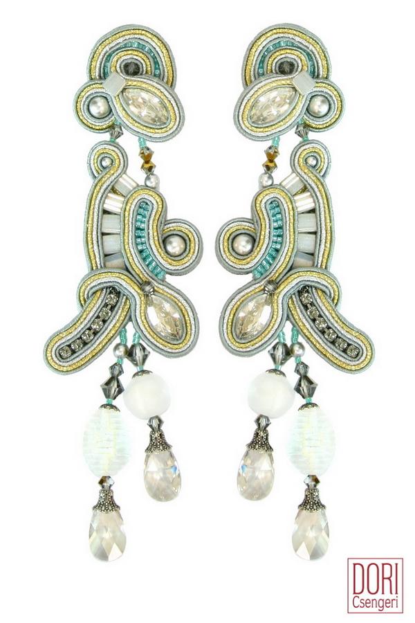 Moon Shadow Evening Earrings