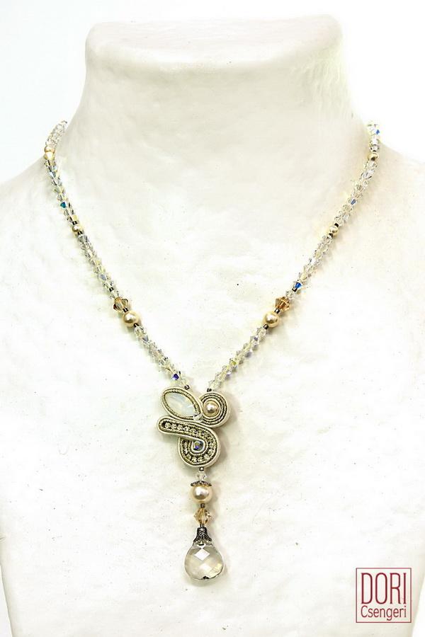 Stardust Crystal Drop Pendant