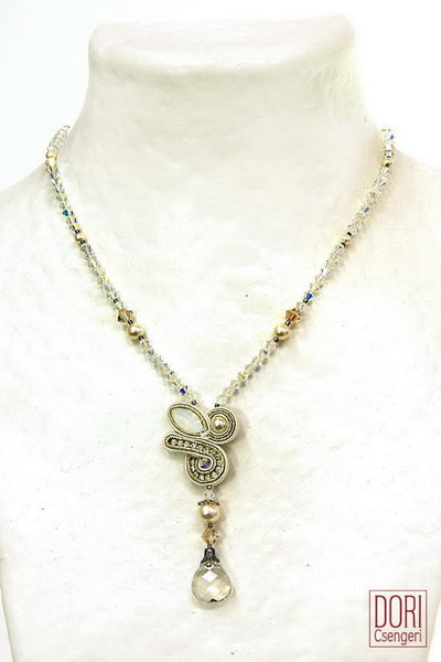 Stardust Crystal Drop Pendant