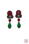 Temptation Red Crystal Earrings
