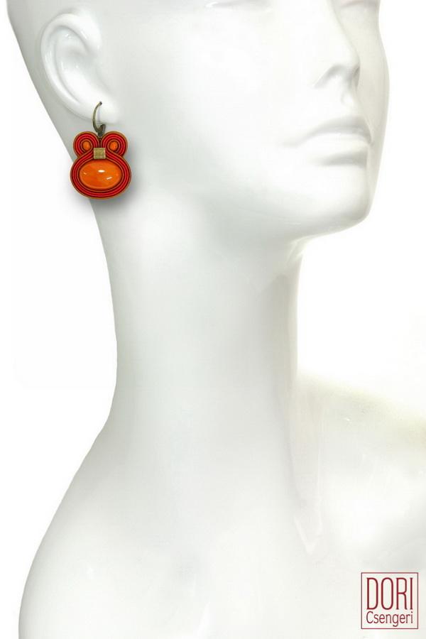 Fusion Red Earrings