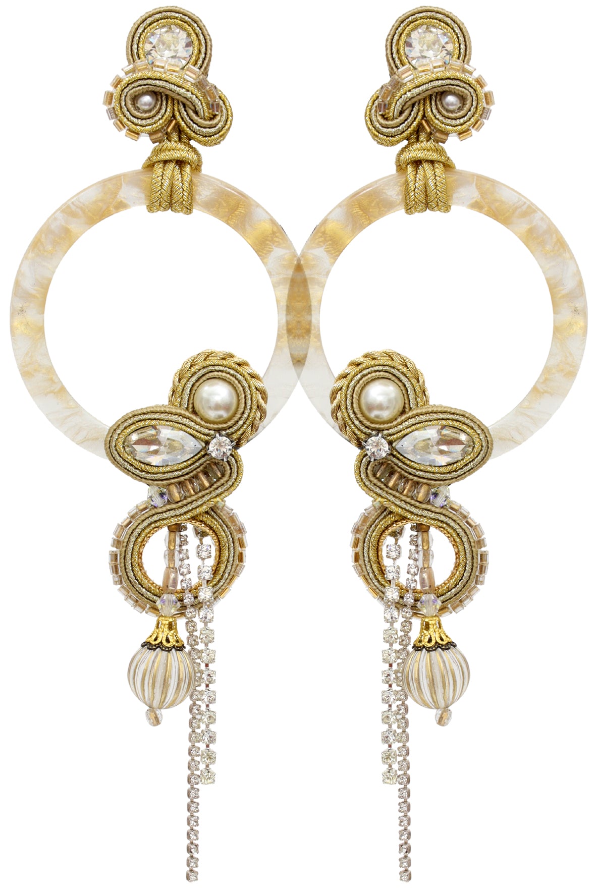 Fifth Avenue Shoulderduster Statement Earrings