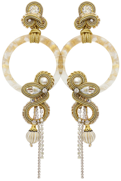 Fifth Avenue Shoulderduster Statement Earrings