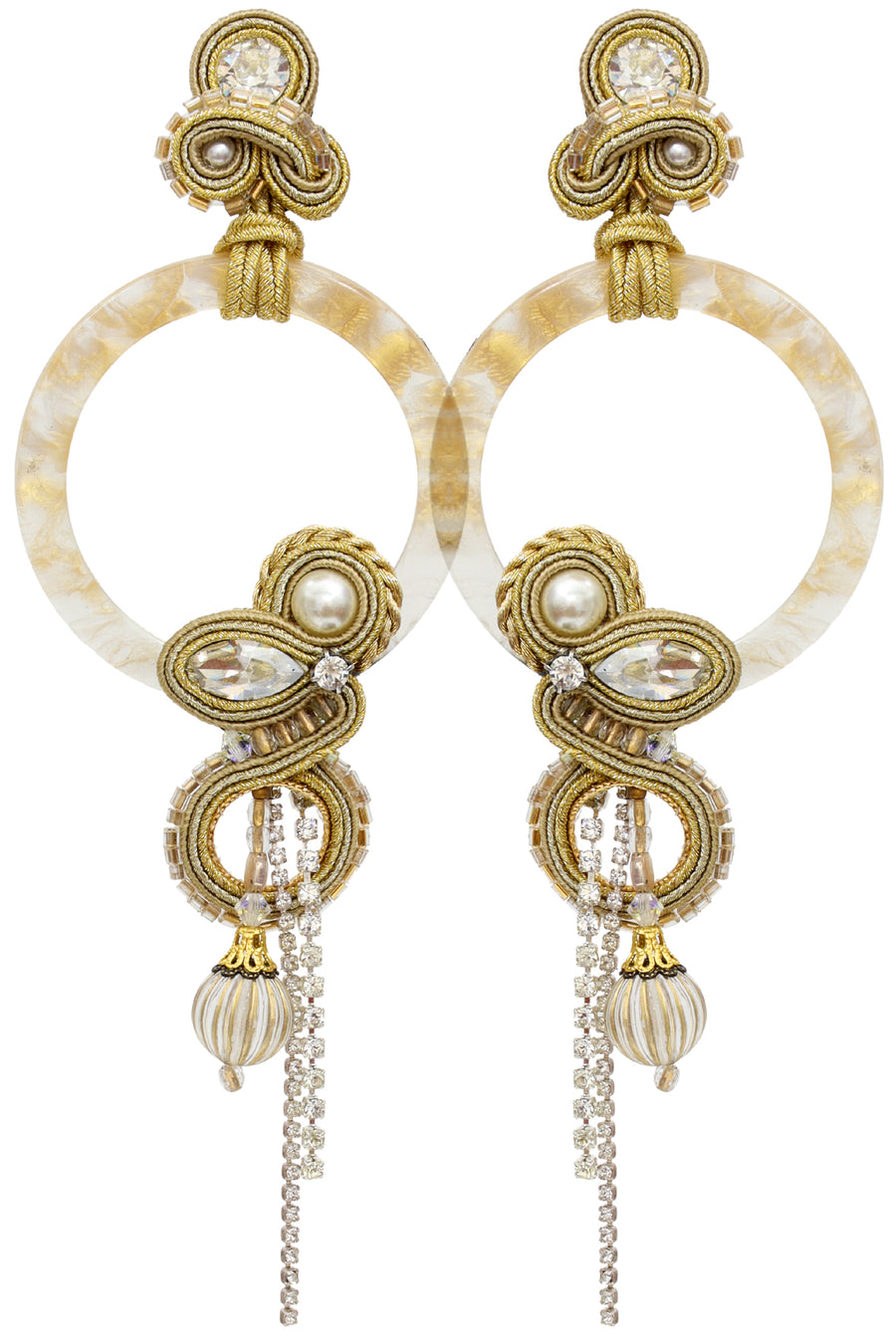 Fifth Avenue Shoulderduster Statement Earrings