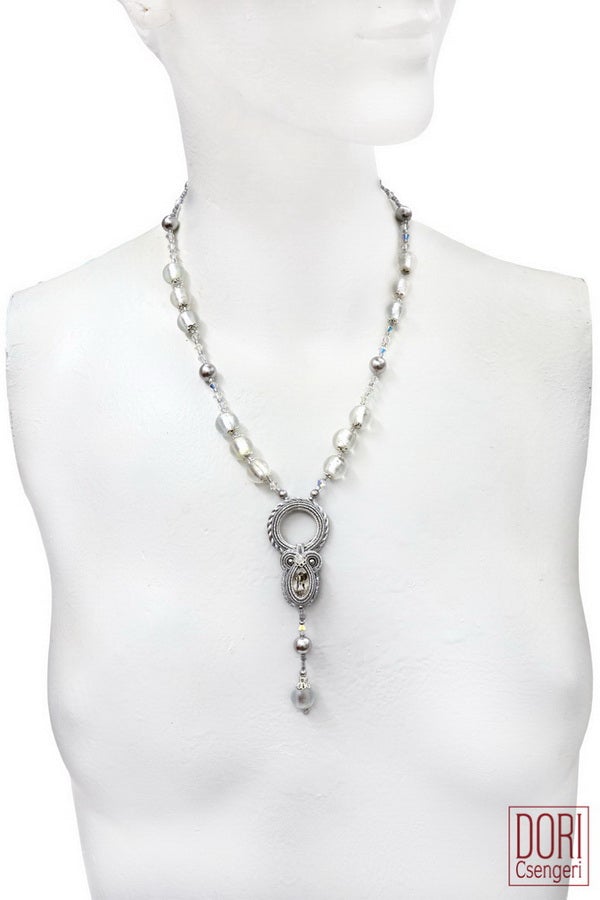 Fifth Avenue Elegant Silver Statement Necklace