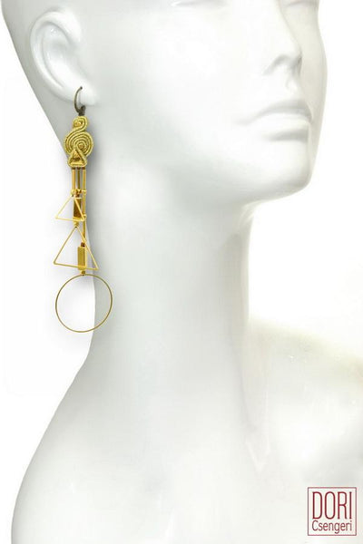 GoGo Geometric Earrings - Single Earring