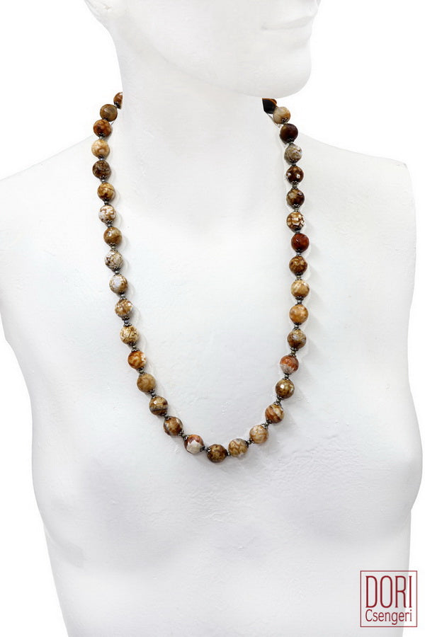 Hailey Trendy boho Agate Necklace