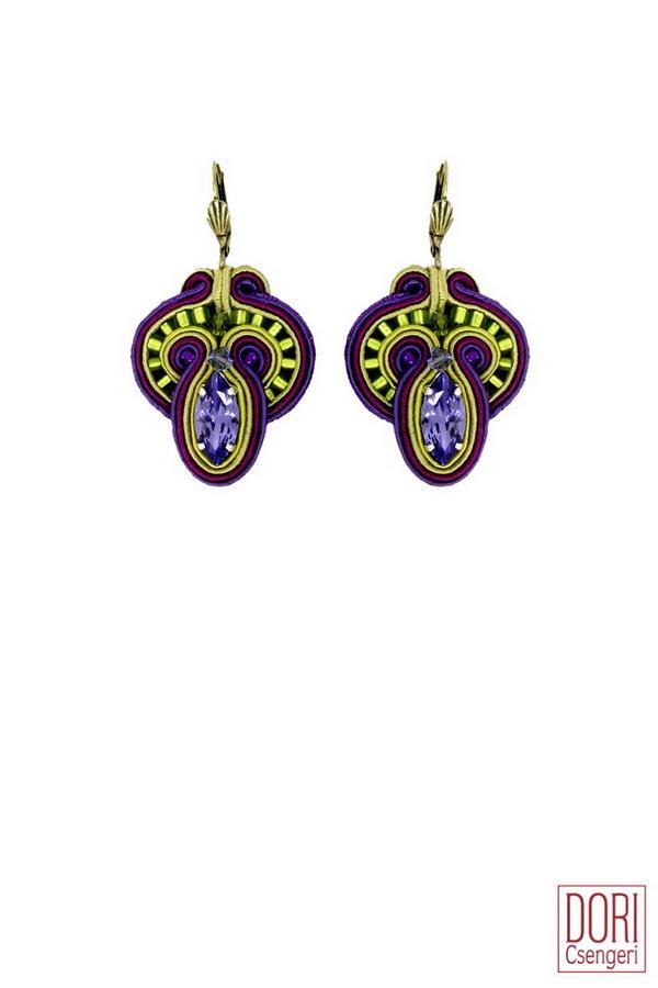 Kiwi Chic Dangle Earrings