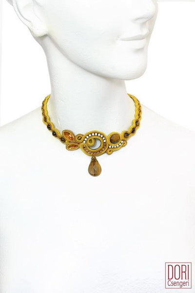 Lucia Yellow Choker