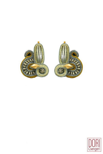 Metallic Unique Clips Earrings