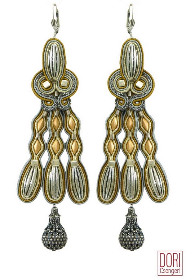 Metallic Statement Earrings