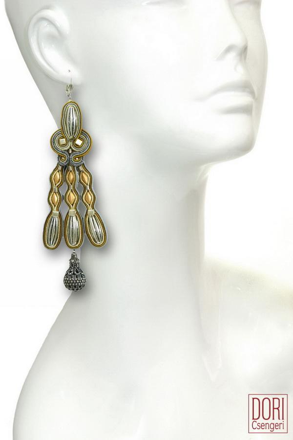 Metallic Statement Earrings