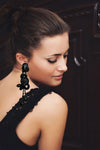 Nocturne Black Statement Earrings