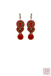 Sensuel Red Earrings