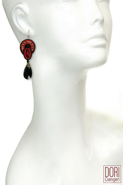 Syrah Drop Earrings