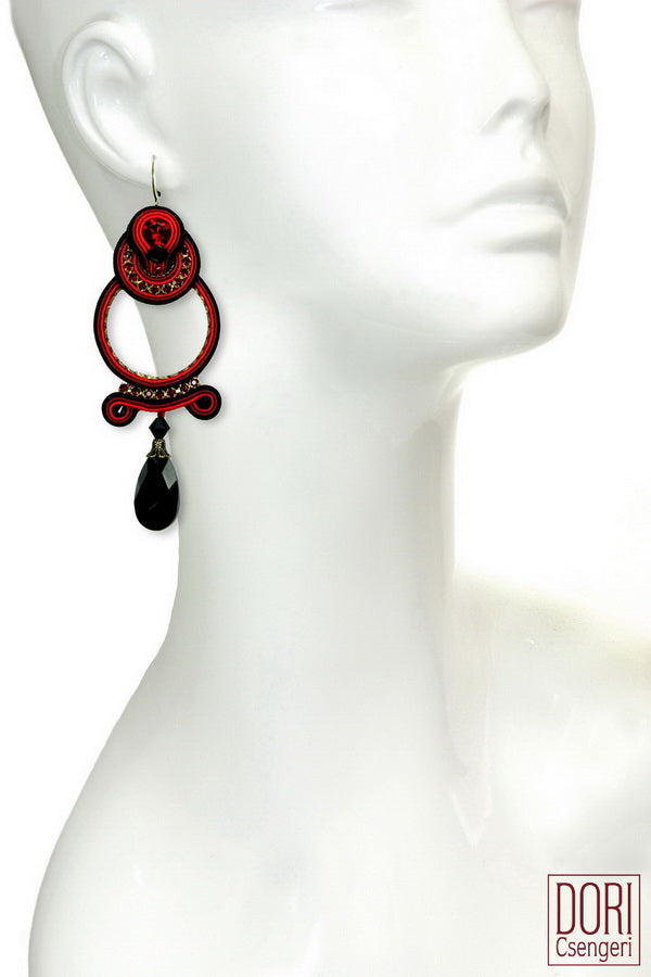 Syrah Hoop Earrings