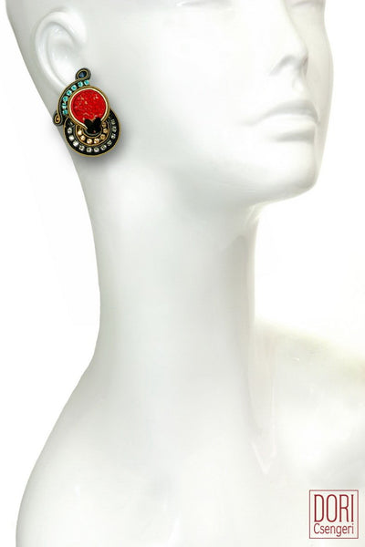 Venetian Dream Clip On Earrings